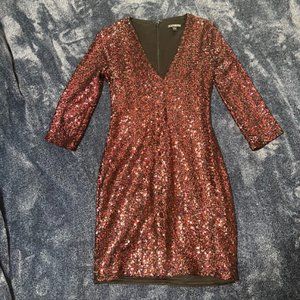 Express Sequin Mini Dress